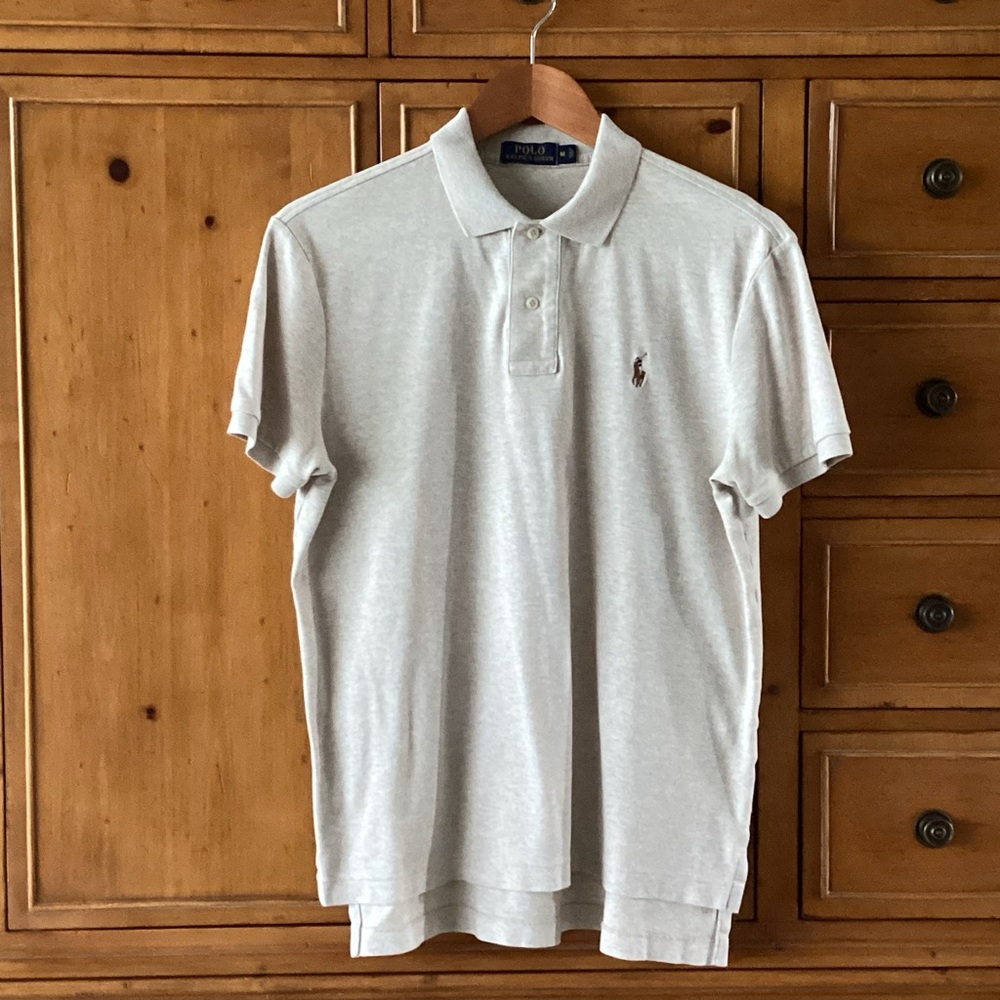 Ralph Lauren Cream Polo Shirt Men’s Size M